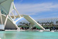 Valencia, moderner Stadtteil von Architekt Calatrava