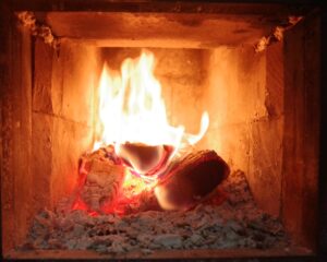 Feuer im Ofen